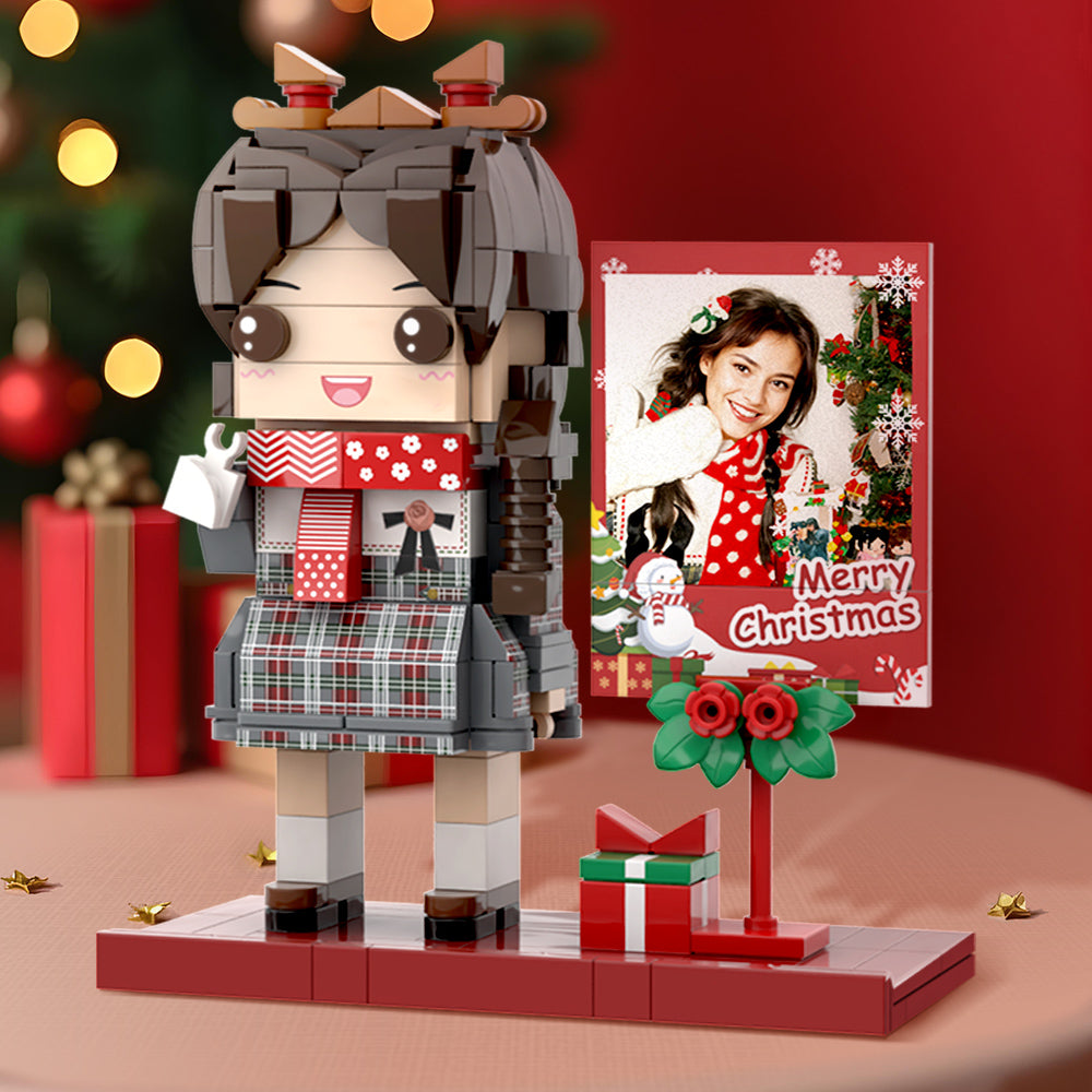 Christmas Full Body Brick Figures For Girlfriend 1 Person Themed Brick Figures with Perfect For Christmas Gift Exchange Themes