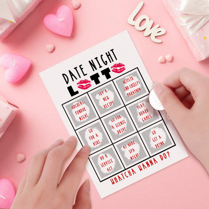 Lover's Lotto Scratch Card Valentine's Day Surprise Funny Scratch off Card