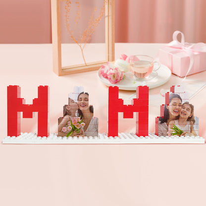 Personalized Mama Photo Building Brick Puzzles Photo Block Mother's Day Gifts