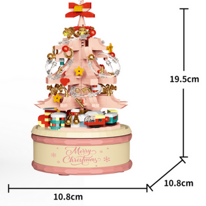 Christmas Tree Themed Building Block Set Creative DIY Christmas Gift for Kids or Friends