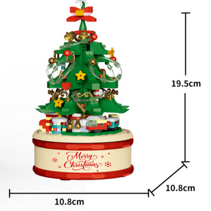 Christmas Tree Themed Building Block Set Creative DIY Christmas Gift for Kids or Friends