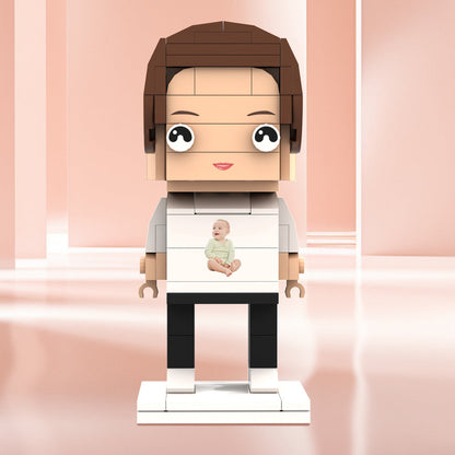 Custom Brick Figures Personlized Photo Brick Figures Gifts for Her