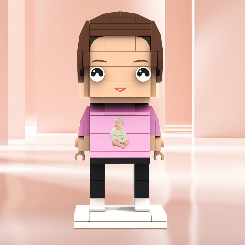 Custom Brick Figures Personlized Photo Brick Figures Gifts for Her