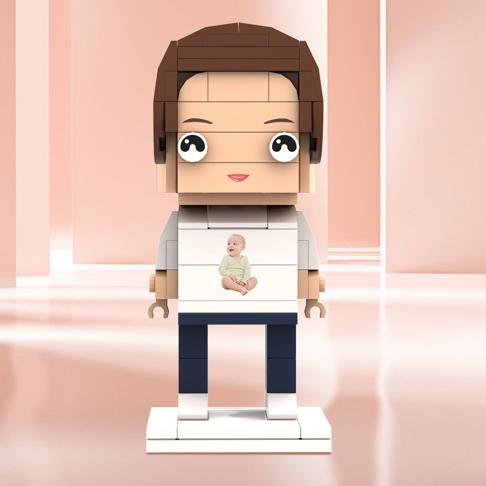 Custom Brick Figures Personlized Photo Brick Figures Gifts for Her