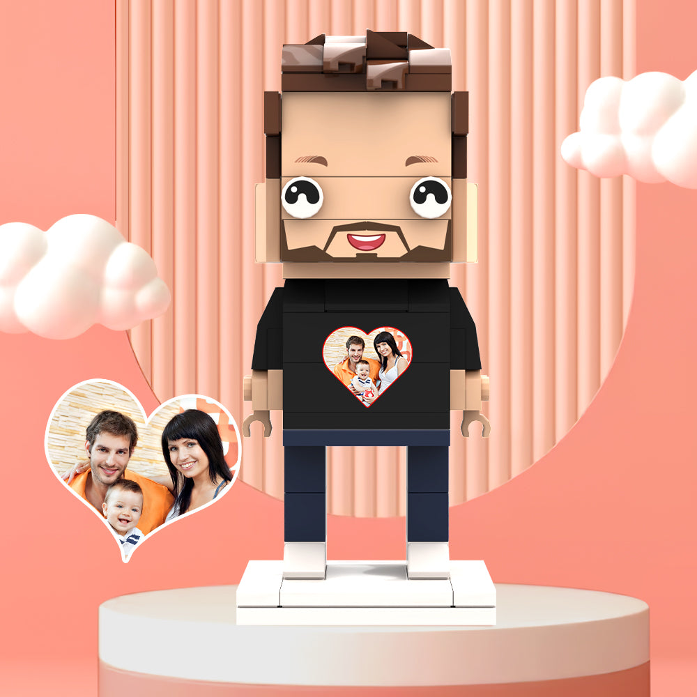 Valentine's Day Gifts Custom Brick Figures Personlized Picture Brick Figures