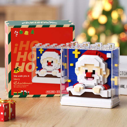 Christmas Themed Square Building Block Set Creative Christmas Gift for Kids or Friends