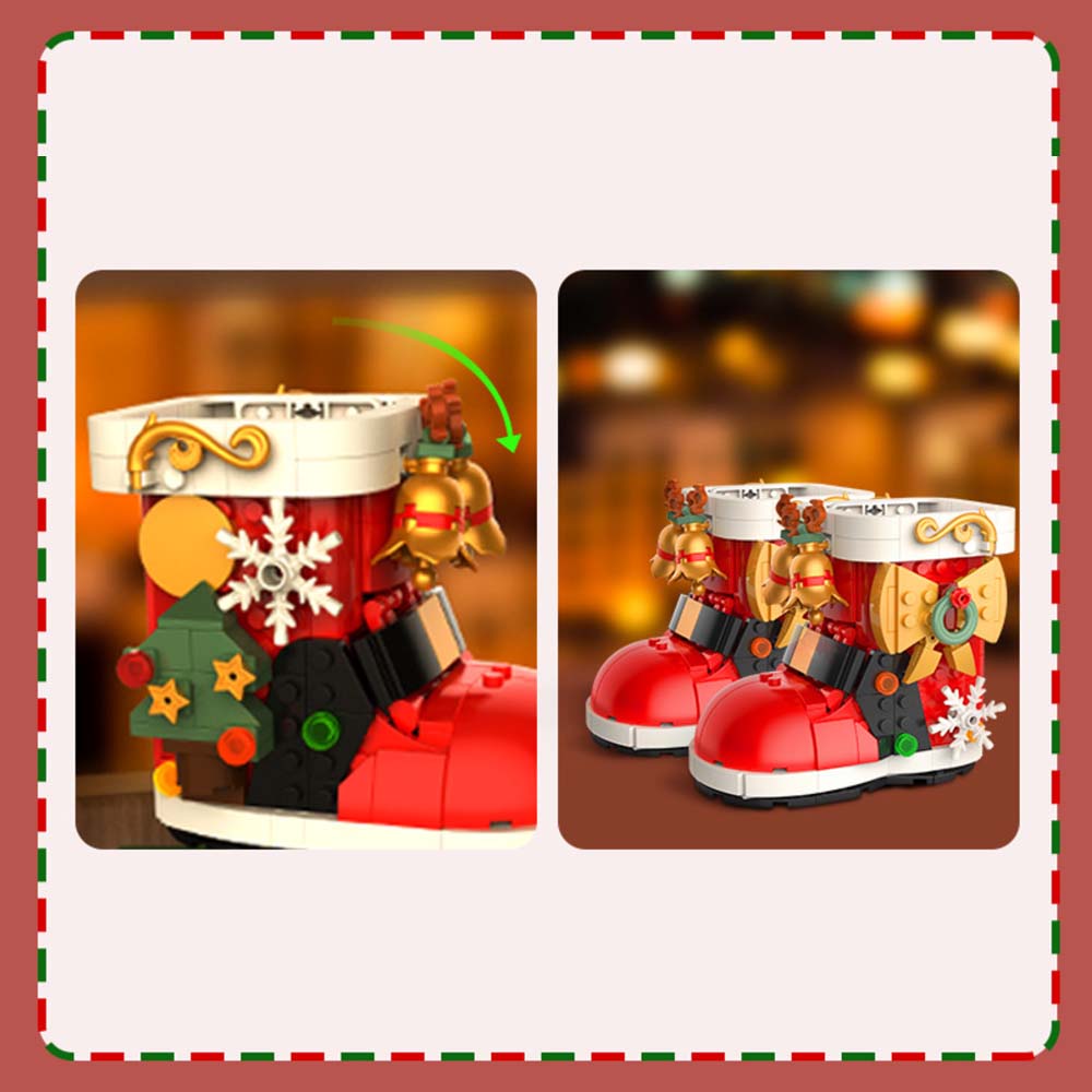 Christmas Themed Building Block Set Creative Christmas Gift for Kids or Friends