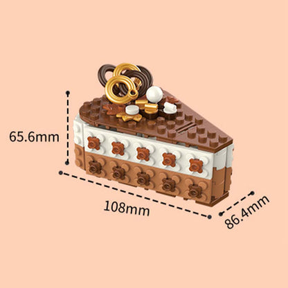 Dessert Cake Themed Building Block Set Creative DIY Assembling Toy Gift for Kids or Friends