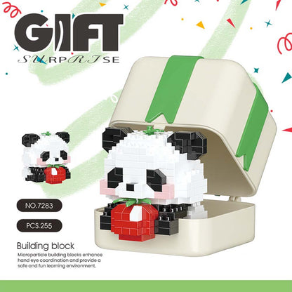 Custom Animals Characters Box Themed DIY Building Block Box Set Creative Gift for Kids or Friends