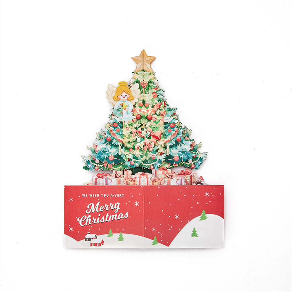 Christmas 3D Pop Up Card Christmas Tree Box Greeting Card