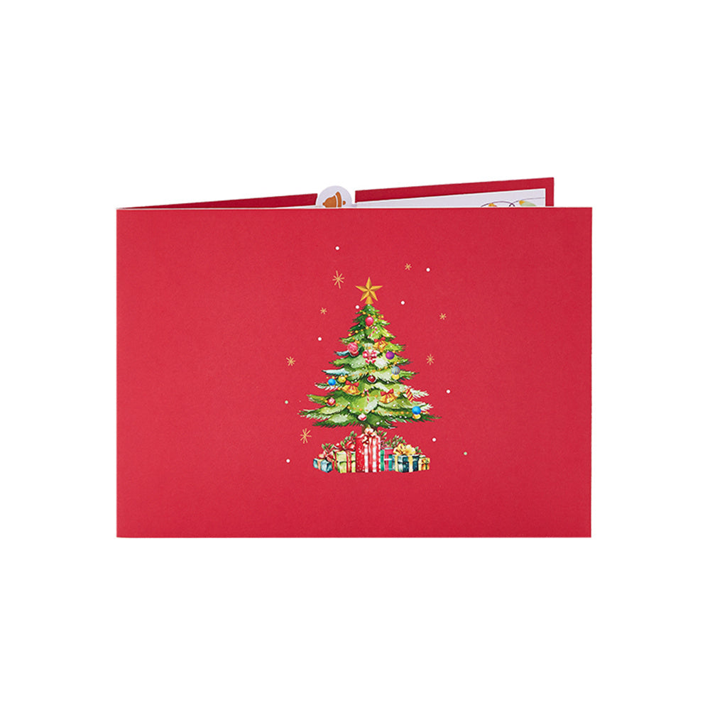 Christmas Tree 3D Pop Up Card Christmas Greeting Card