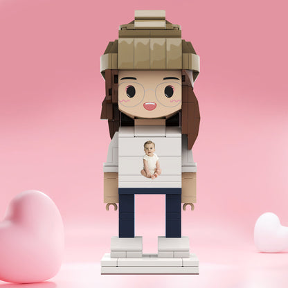 Custom Brick Figures Personlized Photo Brick Figures Gifts for Her