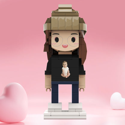 Custom Brick Figures Personlized Photo Brick Figures Gifts for Her