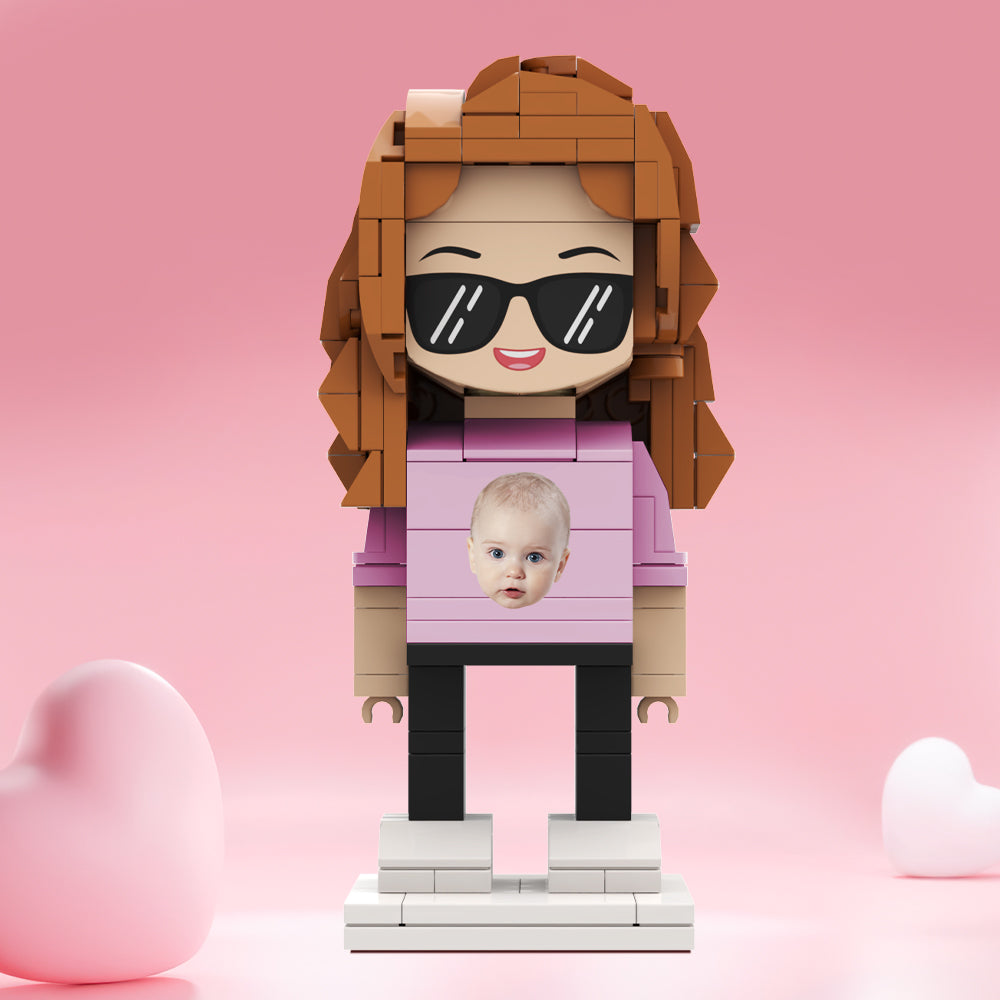 Valentine's Day Gifts Custom Brick Figures Personlized Face Brick Figures