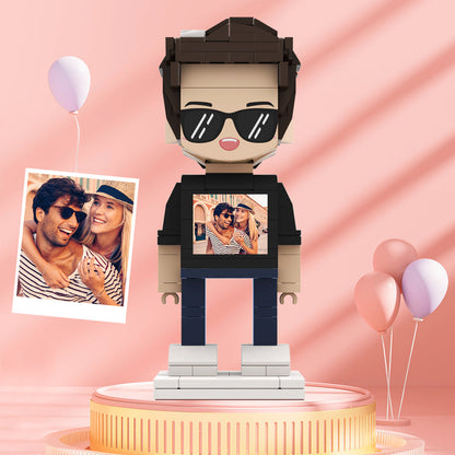 Valentine's Day Gifts Custom Brick Figures Personlized Photo on Brick Figures