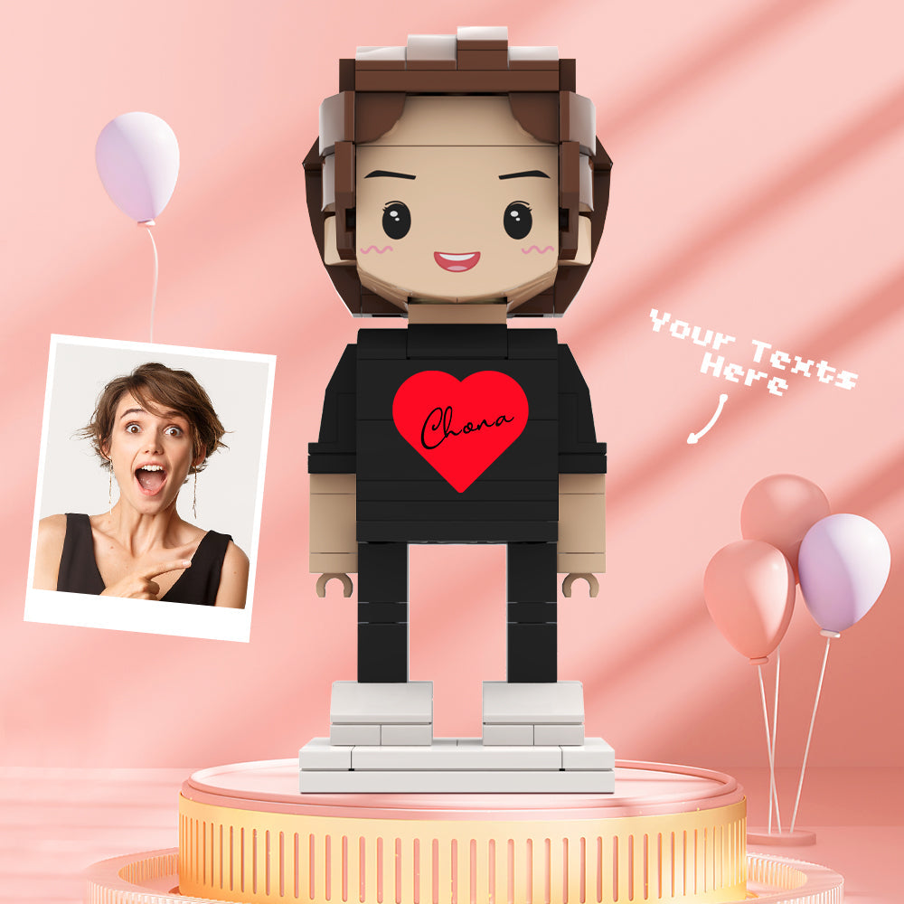 Valentine's Day Gifts Custom Brick Figures Personlized Name Brick Figures