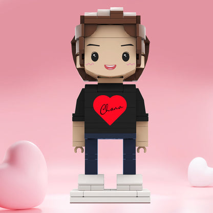 Valentine's Day Gifts Custom Brick Figures Personlized Name Brick Figures