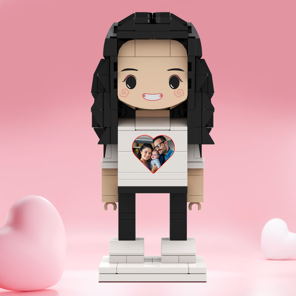 Valentine's Day Gifts Custom Brick Figures Personlized Picture Brick Figures