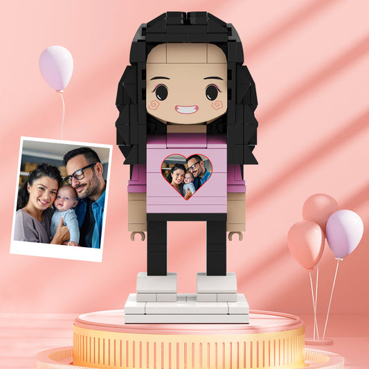 Valentine's Day Gifts Custom Brick Figures Personlized Picture Brick Figures