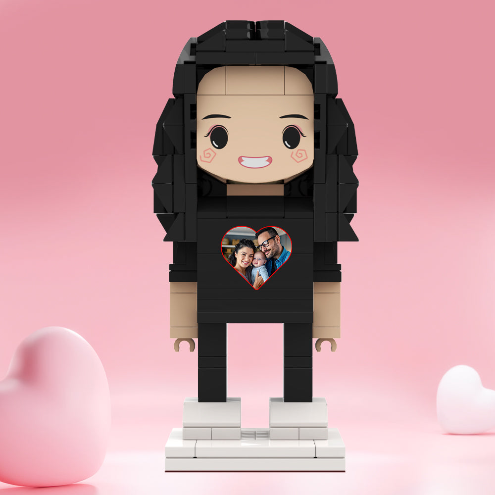 Valentine's Day Gifts Custom Brick Figures Personlized Picture Brick Figures