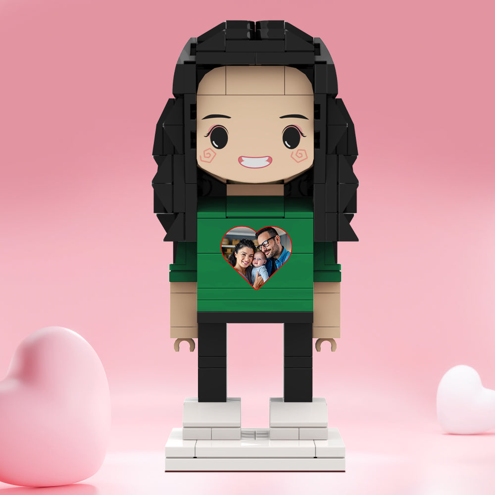 Valentine's Day Gifts Custom Brick Figures Personlized Picture Brick Figures