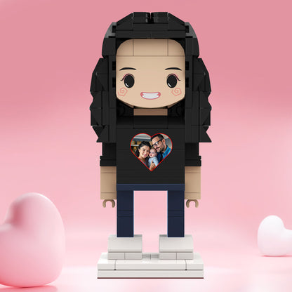 Valentine's Day Gifts Custom Brick Figures Personlized Picture Brick Figures