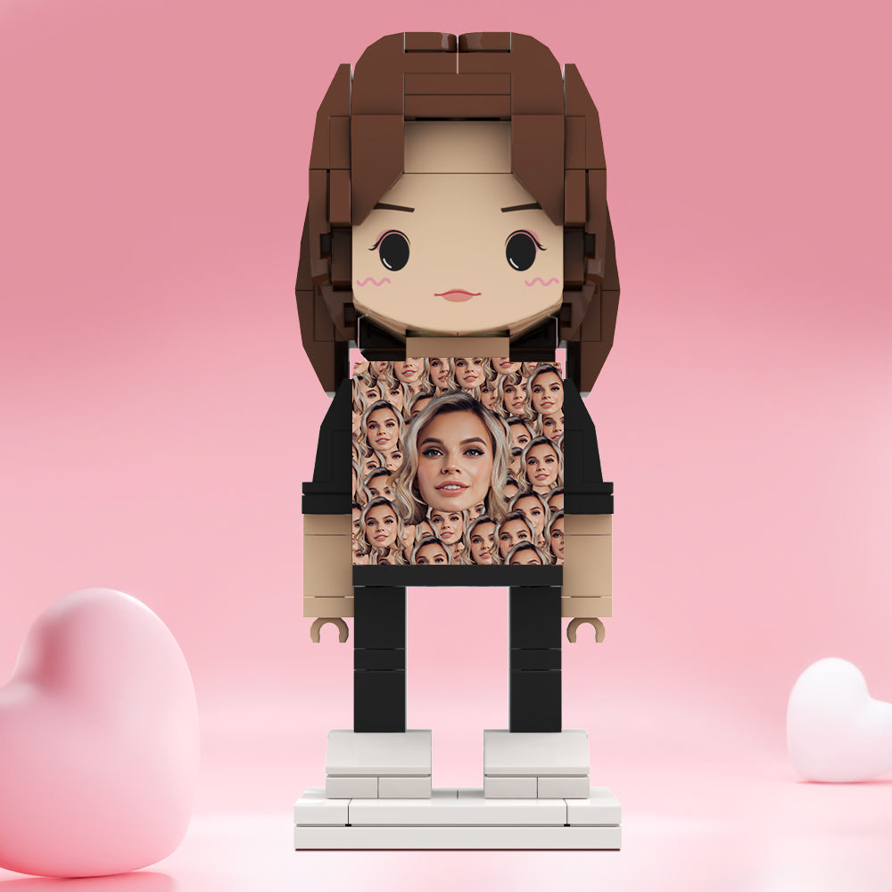 Valentine's Day Gifts Custom Brick Figures Personlized Mash Face Brick Figures