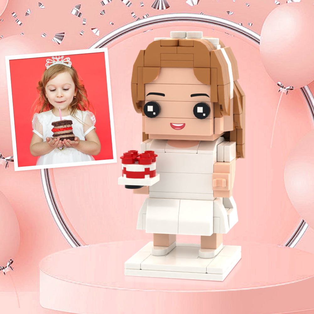 Birthday Gifts Full Body Customizable 1 Person Custom Brick Figures Small Particle Block Toy