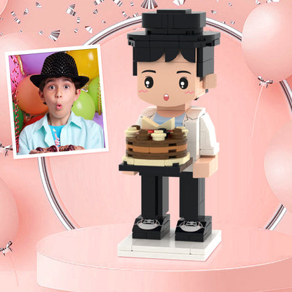 Graduation Gifts  for Kids Full Body Customizable 1 Person Brick Figures Custom Cute Brick Figures