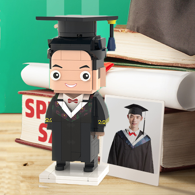 For Graduation | Custom Brick Figures Full Body Customizable 1 Person